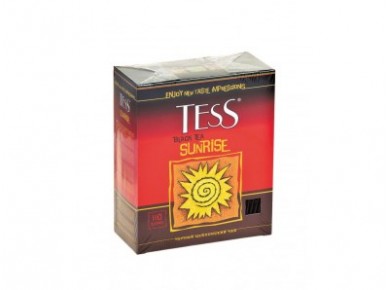 Чай Черный Пакетированный TESS Sunrise, 100х1,8г, 1 штука