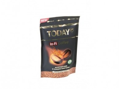 Молотый кофе TO-DAY IN-FI арабика, 150г, 1 штука