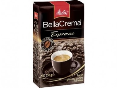 Молотый кофе MELITTA Bella Espresso, 250г, 1 штука