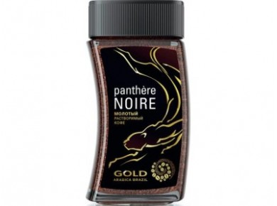 Молотый кофе в растворимом PANTHERE Noire, 100г, 1 штука
