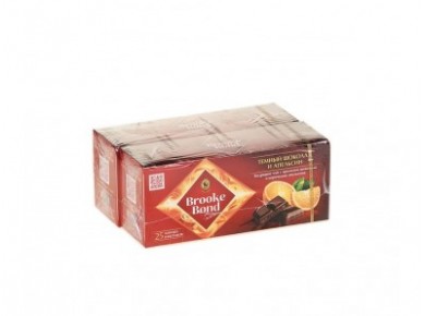 Чай BROOKE BOND темный шоколад-апельсин, 25х1,5г, 2 упаковки