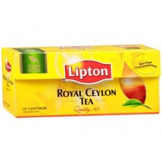 Чай LIPTON черный royal ceylon, 25*2г, 3 штуки