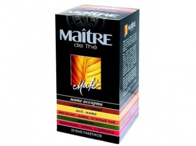 Чай MAITRE De The Мate ассорти, 25х2г, 1 штука