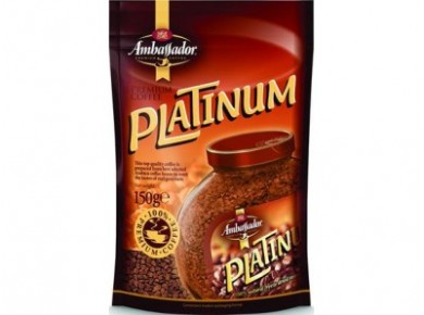 Растворимый кофе AMBASSADOR PLATINUM, 150г, 1 пакет