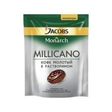 Кофе JACOBS MONARCH Millicano молотый в растворимом, 75г, 1 штука