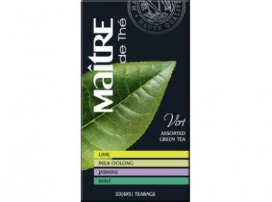 Чай MAITRE зеленый ассорти Класик, 40г, 1 штука