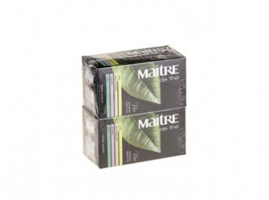 Чай MAITRE зеленый Классик, 40г, 2 упаковки