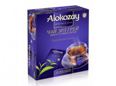 Чай ALOKOZAY Earl Grey черный пакетированный, 100х2г, 1 штука