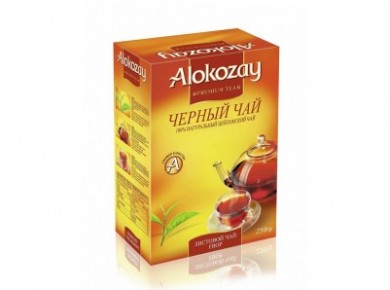 Чай ALOKOZAY Черный листовой пакетированный, 250г, 1 штука