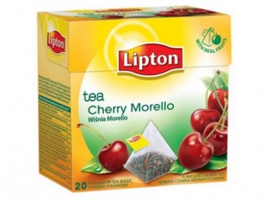 Чай LIPTON Cherry Morello, 20х1.7г, 2 упаковки