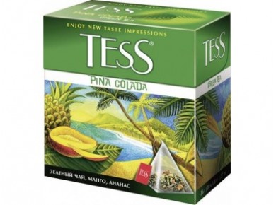 Чай TESS Pina Colada, 20 х 1,8 г, 2 упаковки