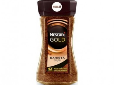 Кофе NESCAFE Gold Barista Style молотый в растворимом, 85г, 1 штука