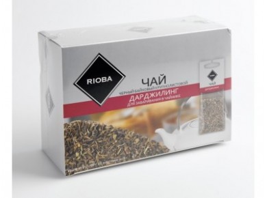 Чай для чайничков RIOBA черный Дарджилинг, 5г * 20шт, 1 штука