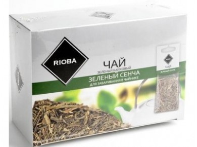 Чай RIOBA Зеленый Сенча для заваривания в чайнике, 20х5г, 1 штука