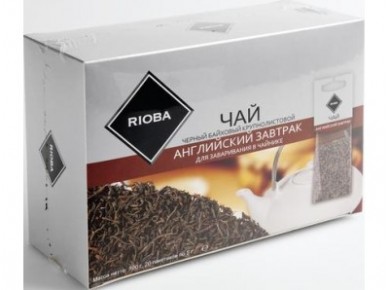 Чай RIOBA Эрл Грей для Заваривания в чайниках, 20х5г, 1 штука