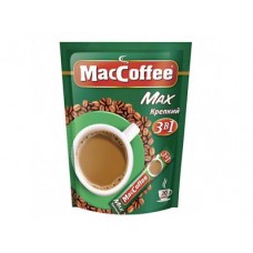 Растворимый кофе MACCOFFEE крепкий 3 в 1, 25*16г, 1 штука