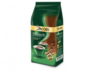 Кофе JACOBS MONARCH зерновой, 1кг, 1 штука