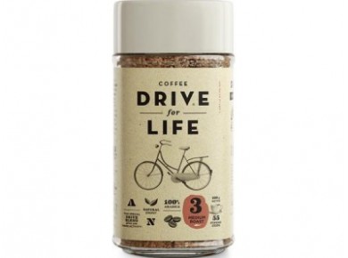 Кофе DRIVE FOR LIFE натуральный растворимый сублимированный, 100г, 1 штука