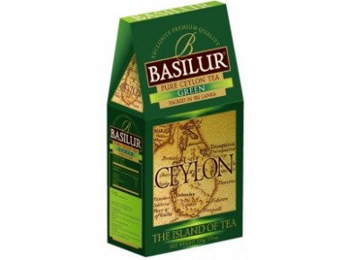 Чай BASILUR зеленый, 100г, 1 штука