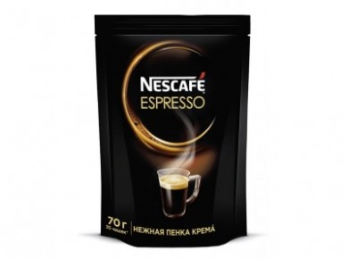 Растворимый кофе NESCAFE Espresso, 70г, 1 штука