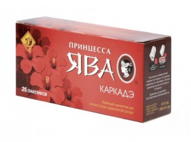 Чай ПРИНЦЕССА ЯВА каркадэ, 1,5г х 25, 1 штука