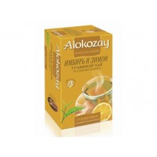 Чай ALOKOZAY имбирь/лимон, 25 х 1.8г, 1 штука