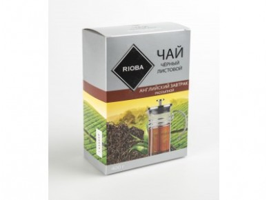 Черный чай Английский Завтрак RIOBA, 400 г, 1 коробка