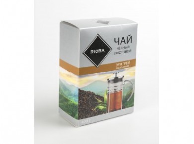 Черный чай Эрл грей RIOBA, 400г, 1 коробка