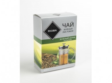 Зеленый чай Сенча RIOBA, 400г, 1 коробка
