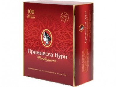 Чай ПРИНЦЕССА НУРИ Отборный Черный, 100х2г, 1 штука