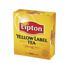 Чай LIPTON Yellow Label черный, 100 пак., 1 упаковка