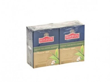 Чай RISTON зеленый с жасмином, 100г, 2 упаковки