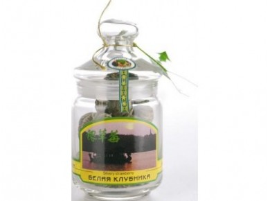 Чай белая клубника, стекло, 100г, 1 штука