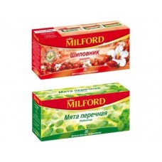 Чай MILFORD шиповник, 1,5гх20, 2 пакета
