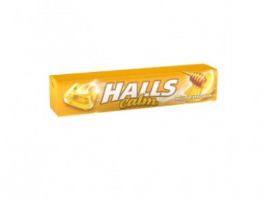 Леденцы HALLS мед с лимоном, 33г, 12 штук