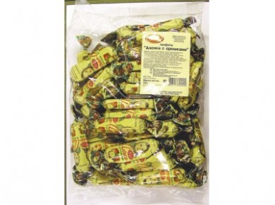 Конфеты АЛЕНКА с орешками, 750г, 1 штука