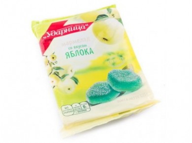 Мармелад УДАРНИЦА со вкусом яблока, 325г, 2 штуки
