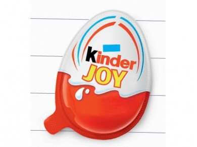 Яйцо KINDER JOY из молочного шоколада , 20г, 24 штуки