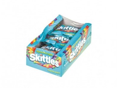Драже SKITTLES фруктовый заряд, 38г, 12 штук