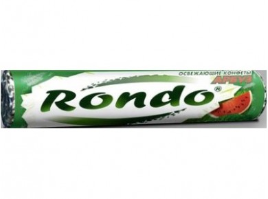 Конфеты-драже RONDO арбуз, 30г, 14 штук