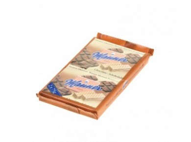 Вафли MANNER с шоколадным кремом, 2x75г, 2 штуки
