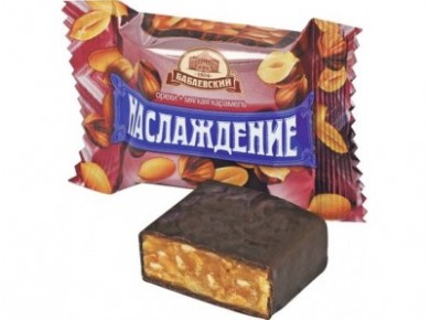 Шоколадные конфеты БАБАЕВСКИЙ Наслаждение с карамелью, 500г, 1 штука