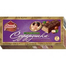 Вафельный торт СУДАРУШКА с лесным орехом, 220г, 1 штука
