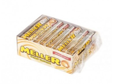 Ирис MELLER белый шоколад, 38г, 24 упаковки