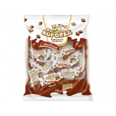 Вафельные конфеты КОРОВКА со вкусом шоколада, 250г, 1 штука