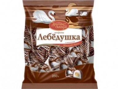 Конфеты КРАСНЫЙ ОКТЯБРЬ Лебедушка мягкий ирис, 250г, 1 штука