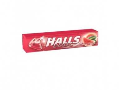 Леденцы HALLS арбуз, 33г, 12 упаковок