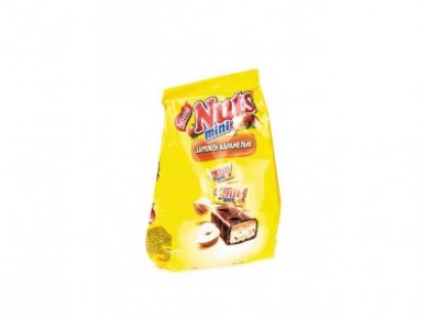 Мини-конфеты NUTS, 168г, 1 штука