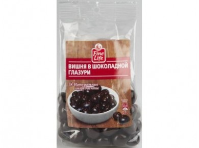 Вишня FINE LIFE в шоколадной глазури, 250г, 1 пакет