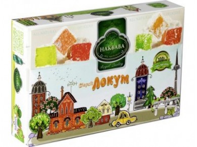 Лукум LOKUM DE LUX Ассорти, 250г, 1 штука